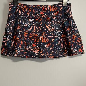 Eleven by Venus Williams Abstract Butterfly Athletic Pull On Skort Blue Orange